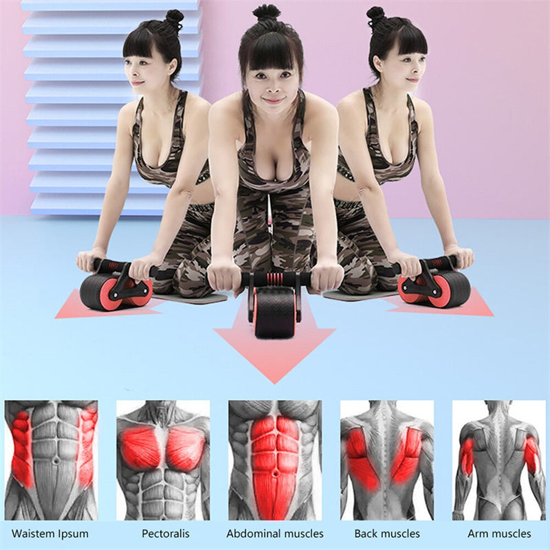 Gadgets Of Lifestyle Double Wheel Abdominal Exerviser Ab Roller